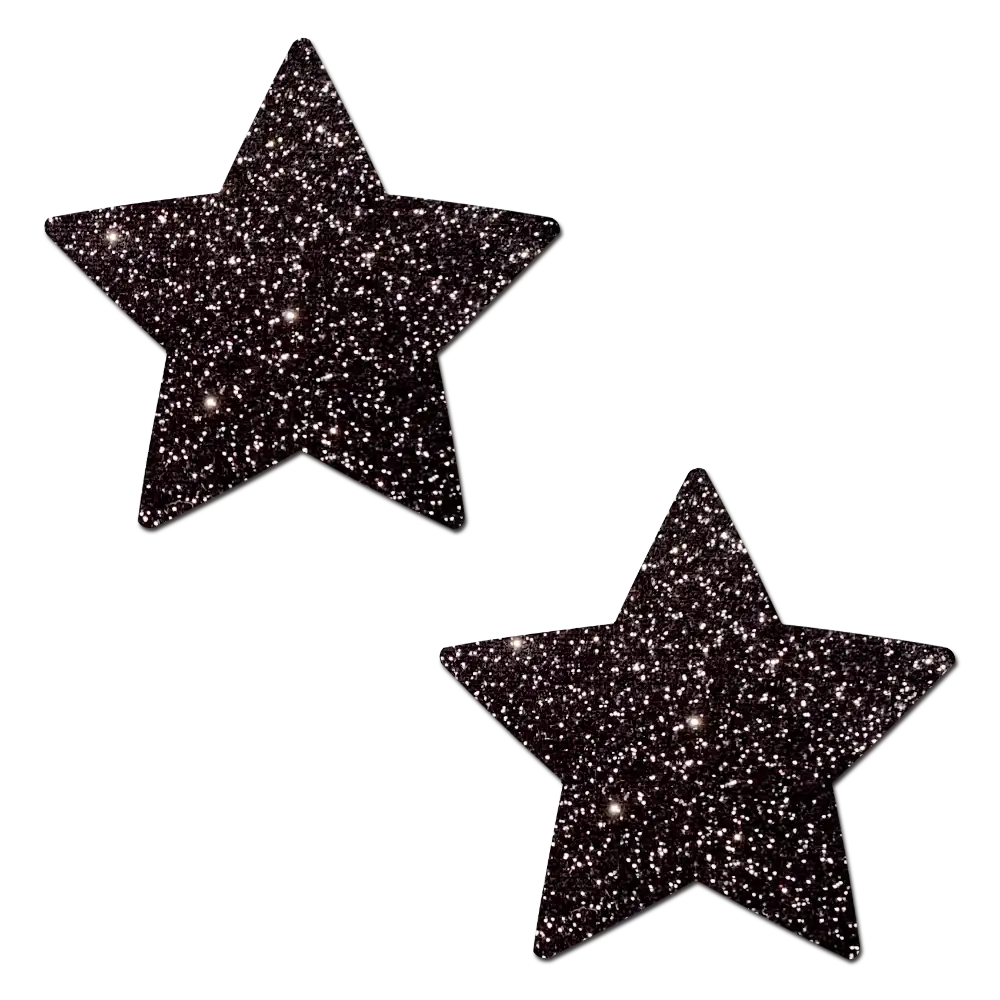 Pastease® Star Nipple Pasties - Black