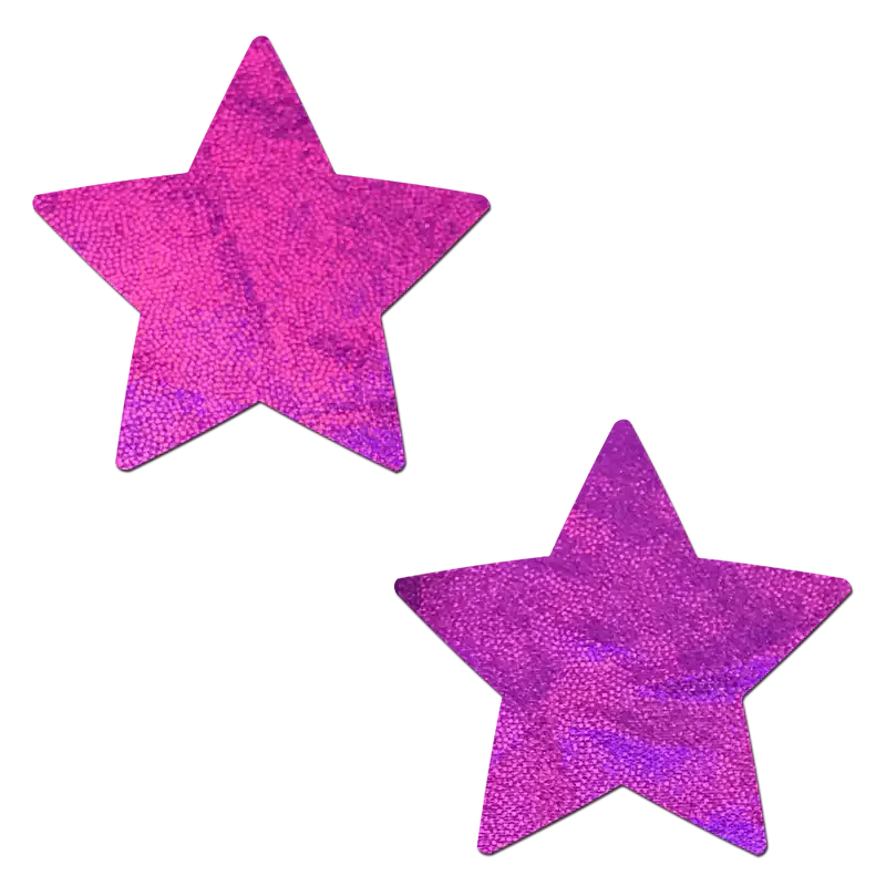 Pastease® Star Nipple Pasties - Pink Hologram