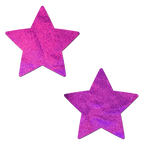 Pastease® Star Nipple Pasties - Pink Hologram