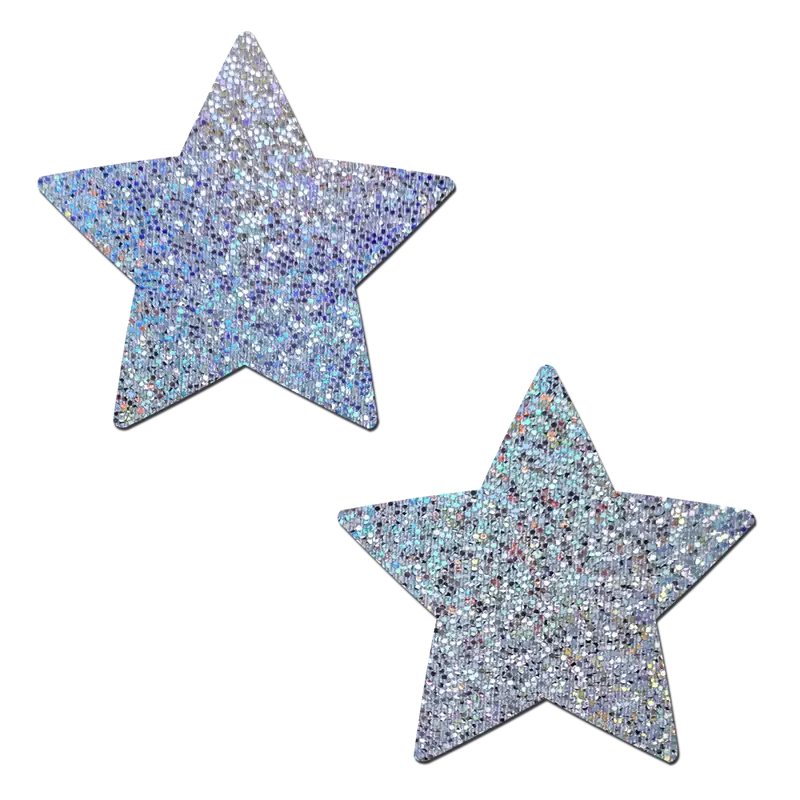Pastease® Star Nipple Pasties - Silver