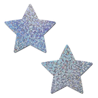 Pastease® Star Nipple Pasties - Silver