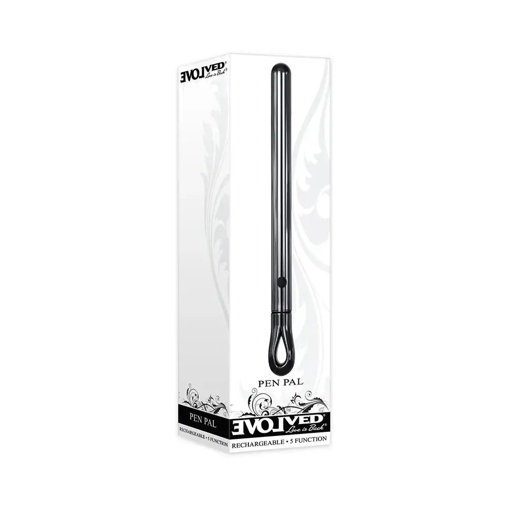Evolved® Pen Pal Stainless Steel Rechargeable Vibrator - Rolik®