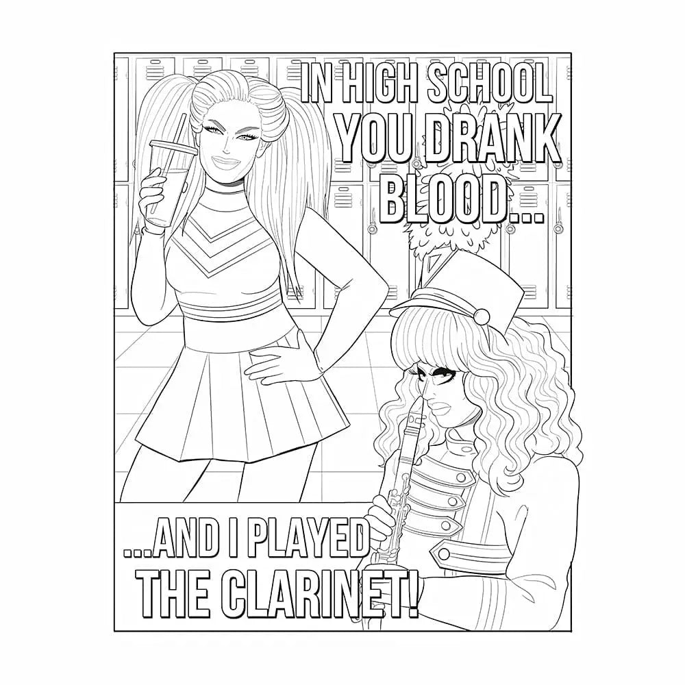 The Official Trixie and Katya Coloring Book - Rolik®
