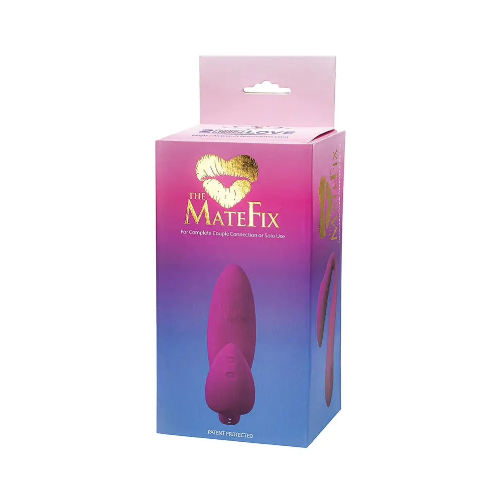 Perfect Dimensions MateFix Partner Vibrator - Wearable Couples Pleasure Pink