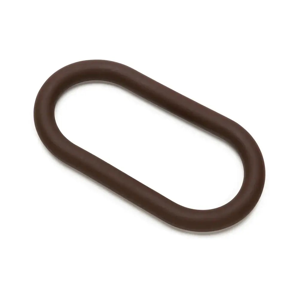 Perfect Fit Brand 9’’ Silicone Hefty Wrap Ring - Multi-Use C-Ring & Ball Stretcher Brown