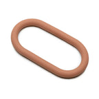 Perfect Fit Brand 9’’ Silicone Hefty Wrap Ring - Multi-Use C-Ring & Ball Stretcher Caramel