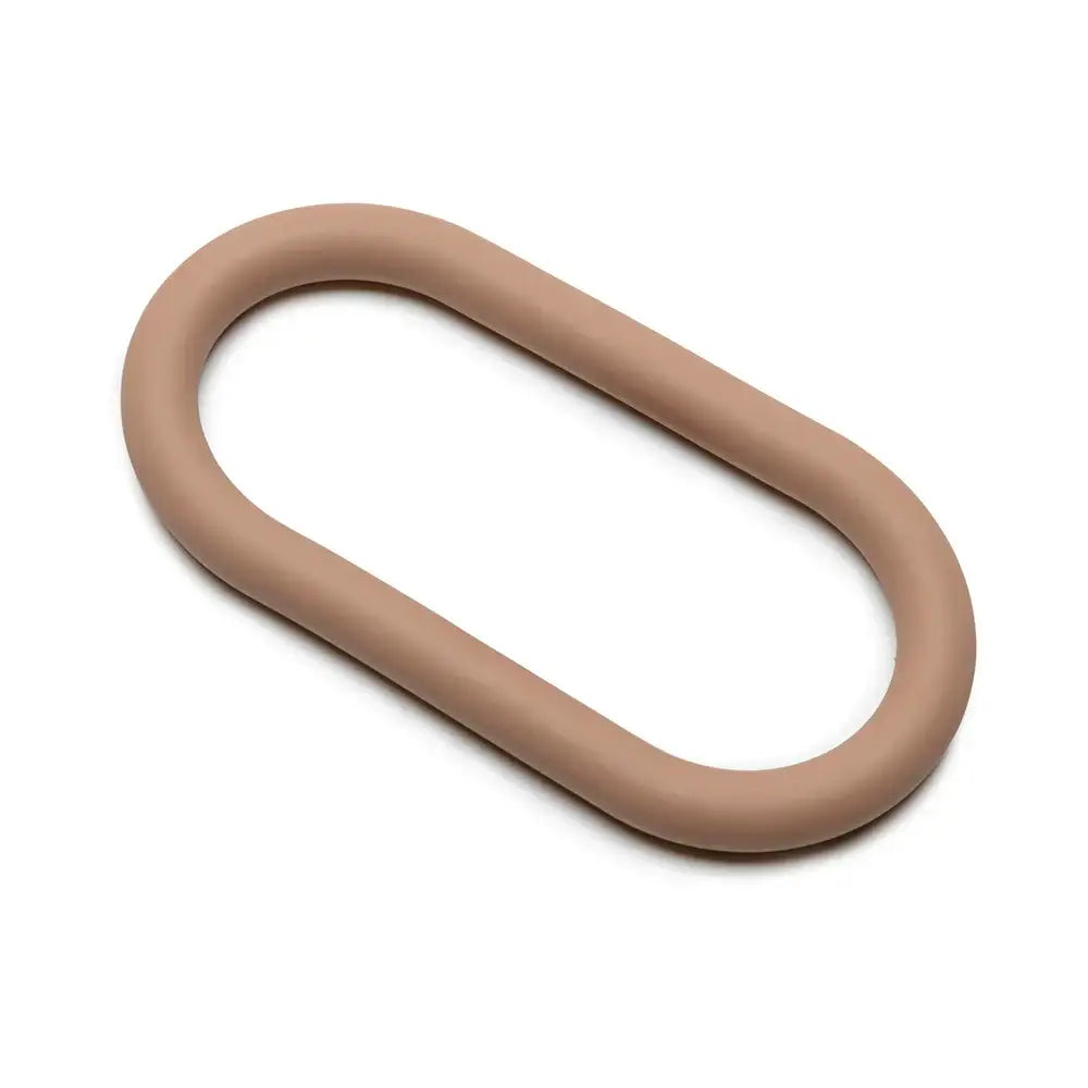Perfect Fit Brand 9’’ Silicone Hefty Wrap Ring - Multi-Use C-Ring & Ball Stretcher Tan