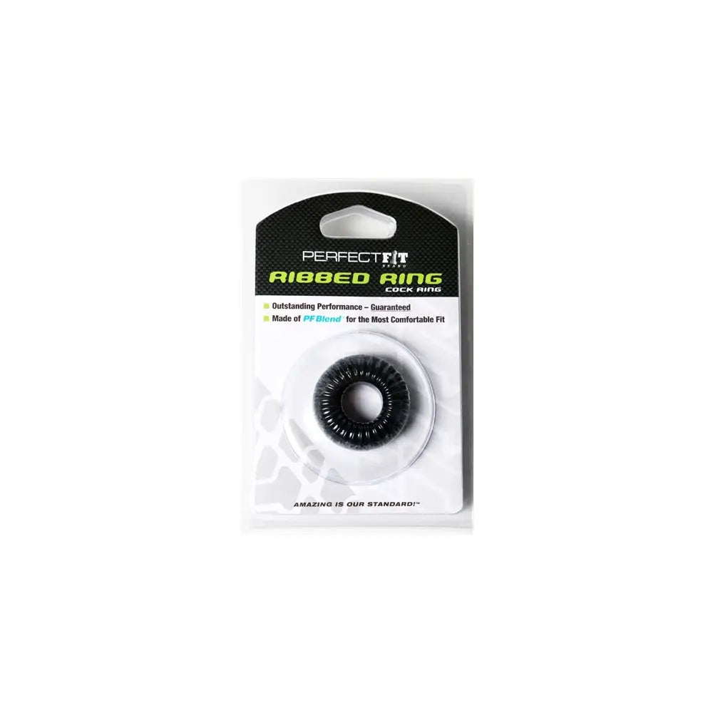 Perfect Fit Brand Ribbed C - Ring - Black - C-Ring