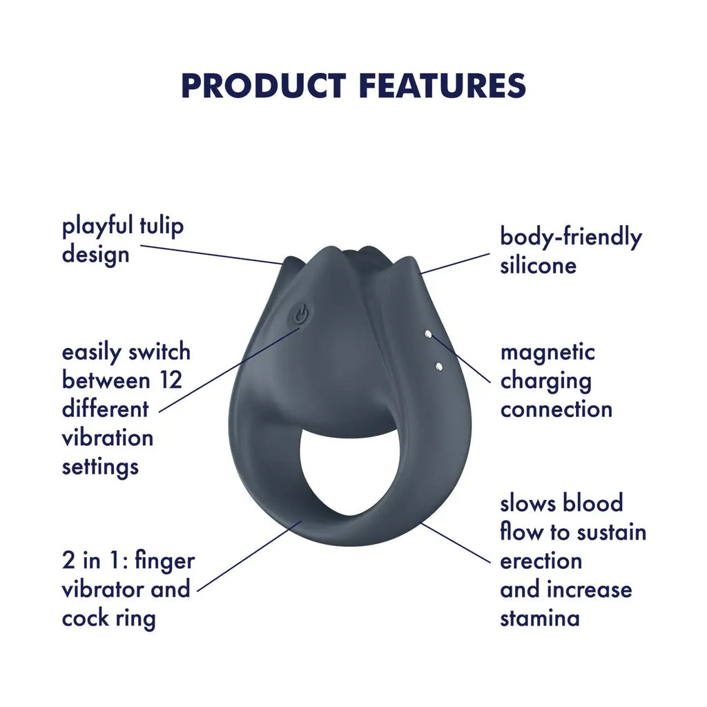 Perfect Pair 2 Hybrid Finger Vibrator & C-Ring