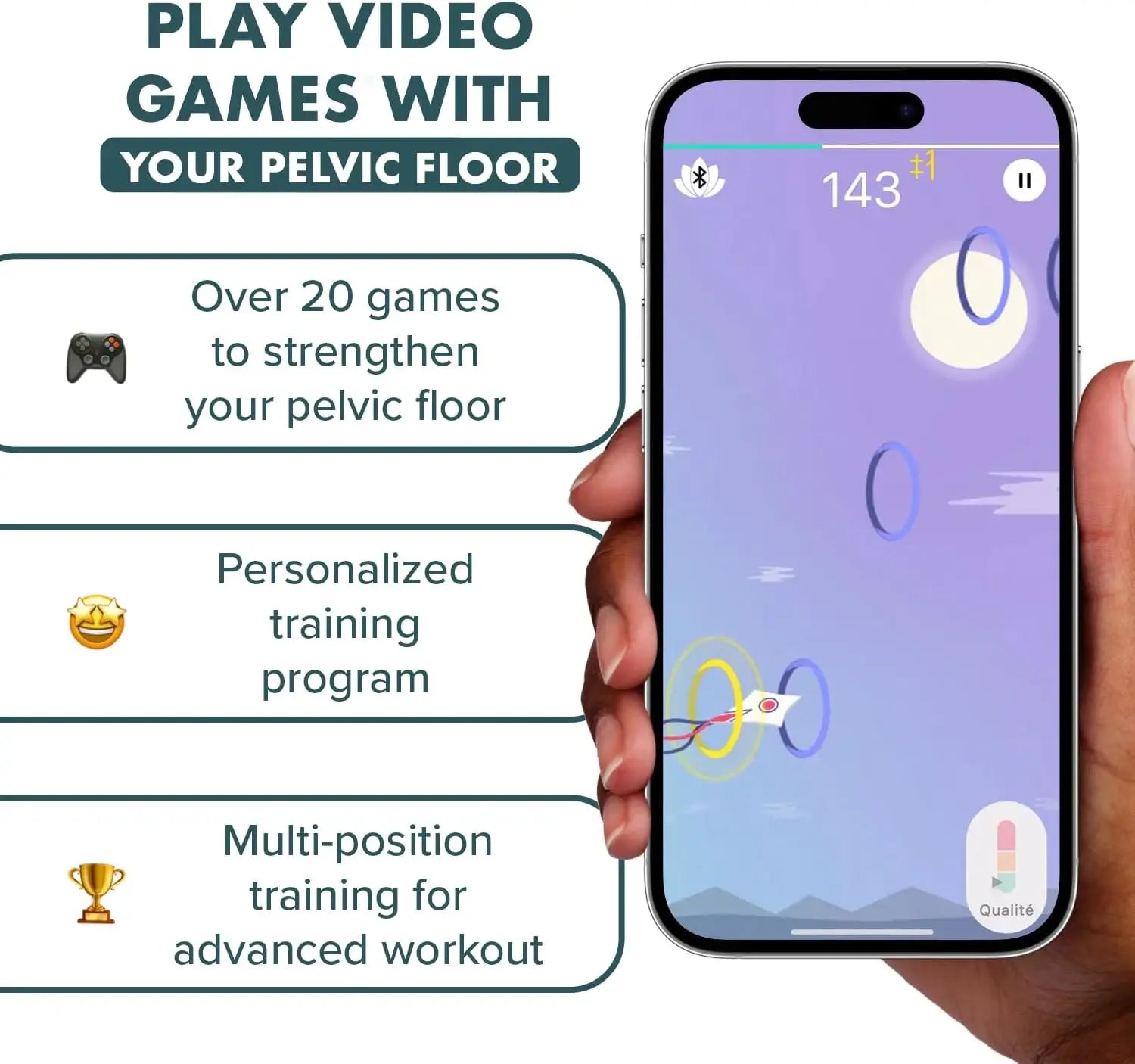 Perifit Care + Advanced App-Enabled Kegel Exerciser - Lavender - Kegels