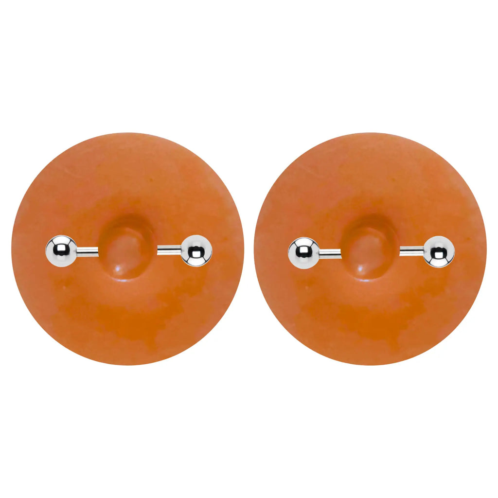 Perkies Natural Nips – Realistic Silicone Nipple Prosthetics Medium Nude / 2’’ Diameter / Pierced