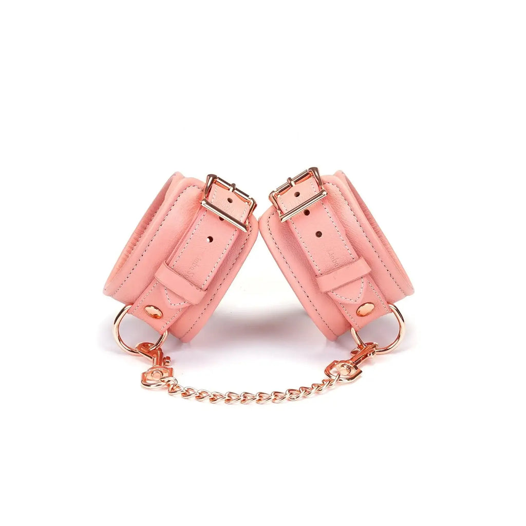 Pink Dream Collection Leather Ankle Cuffs - Restraints