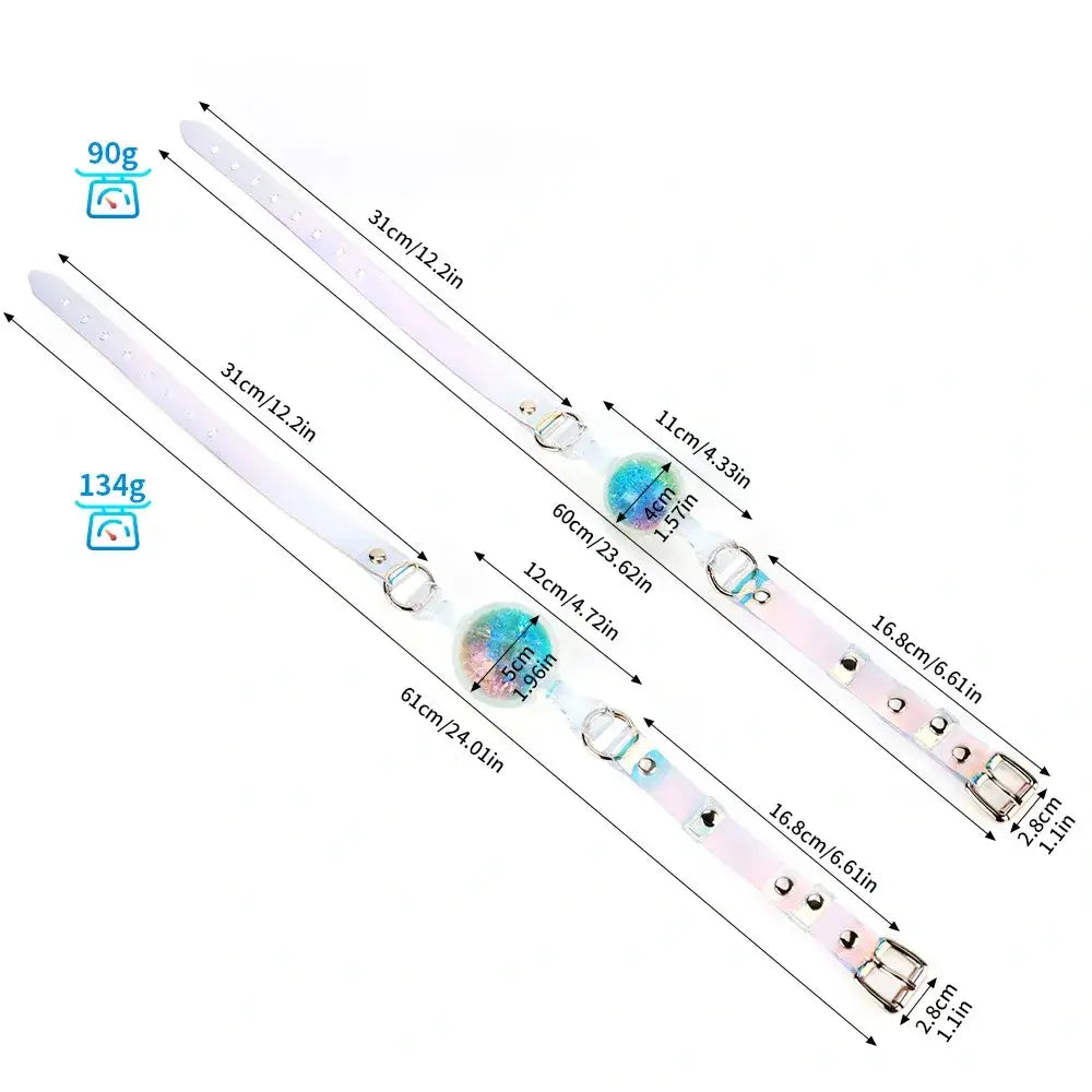 Pink Elephant Luxe Prism Rainbow Ball Gag