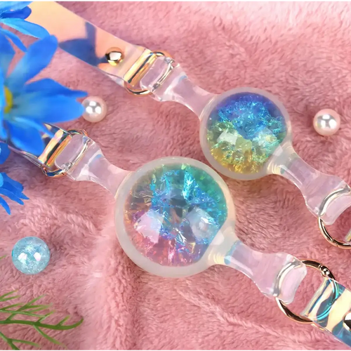 Pink Elephant Luxe Prism Rainbow Ball Gag