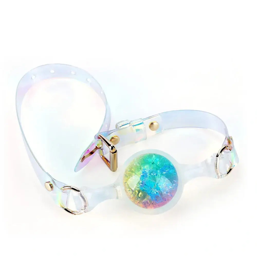 Pink Elephant Luxe Prism Rainbow Ball Gag