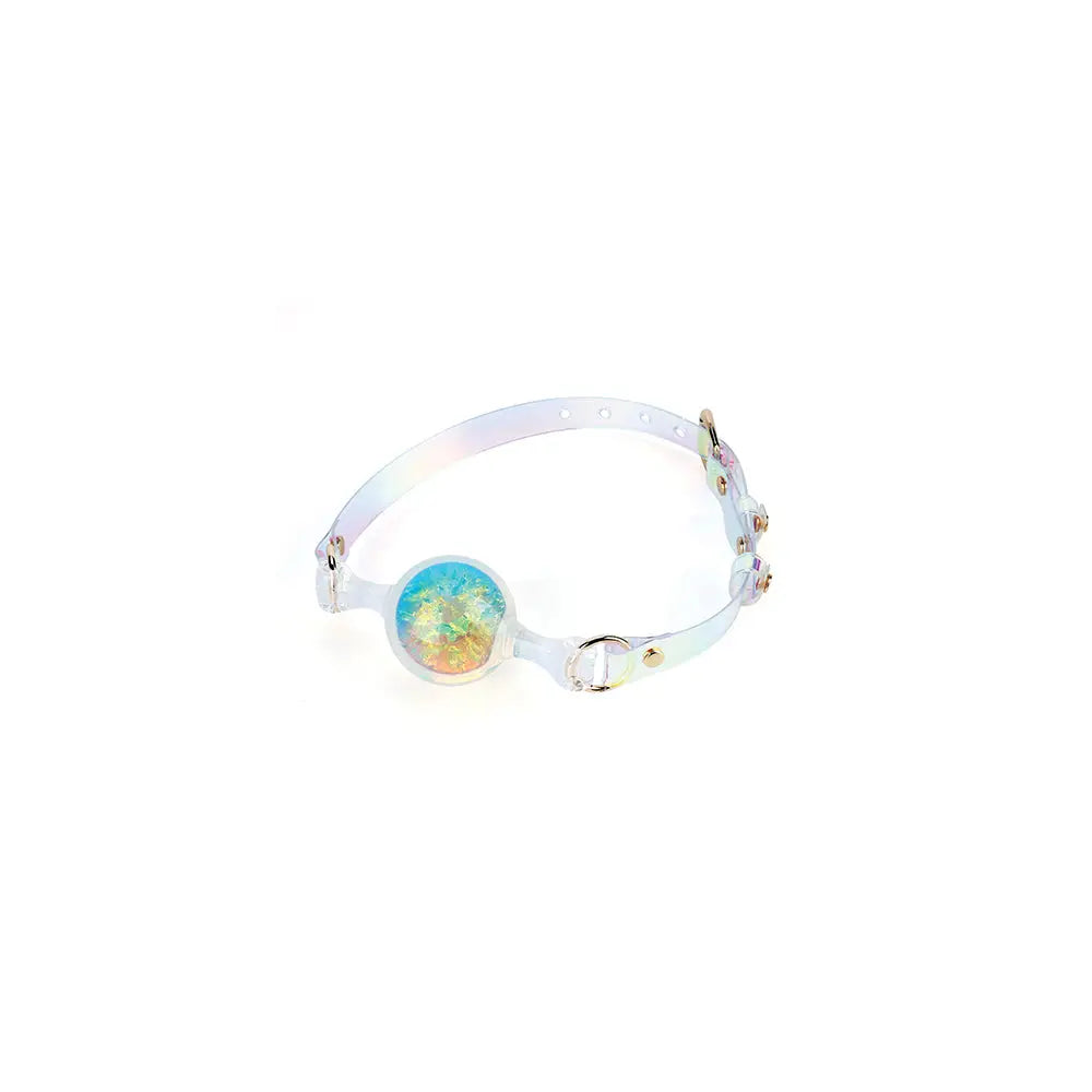Pink Elephant Luxe Prism Rainbow Ball Gag