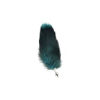 Pink Elephant Stainless Steel Fox Tail Butt Plug | Faux Fur | S/M/L Small / Teal