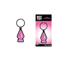 Pink Glitter Butt Plug Keychain - Rolik®