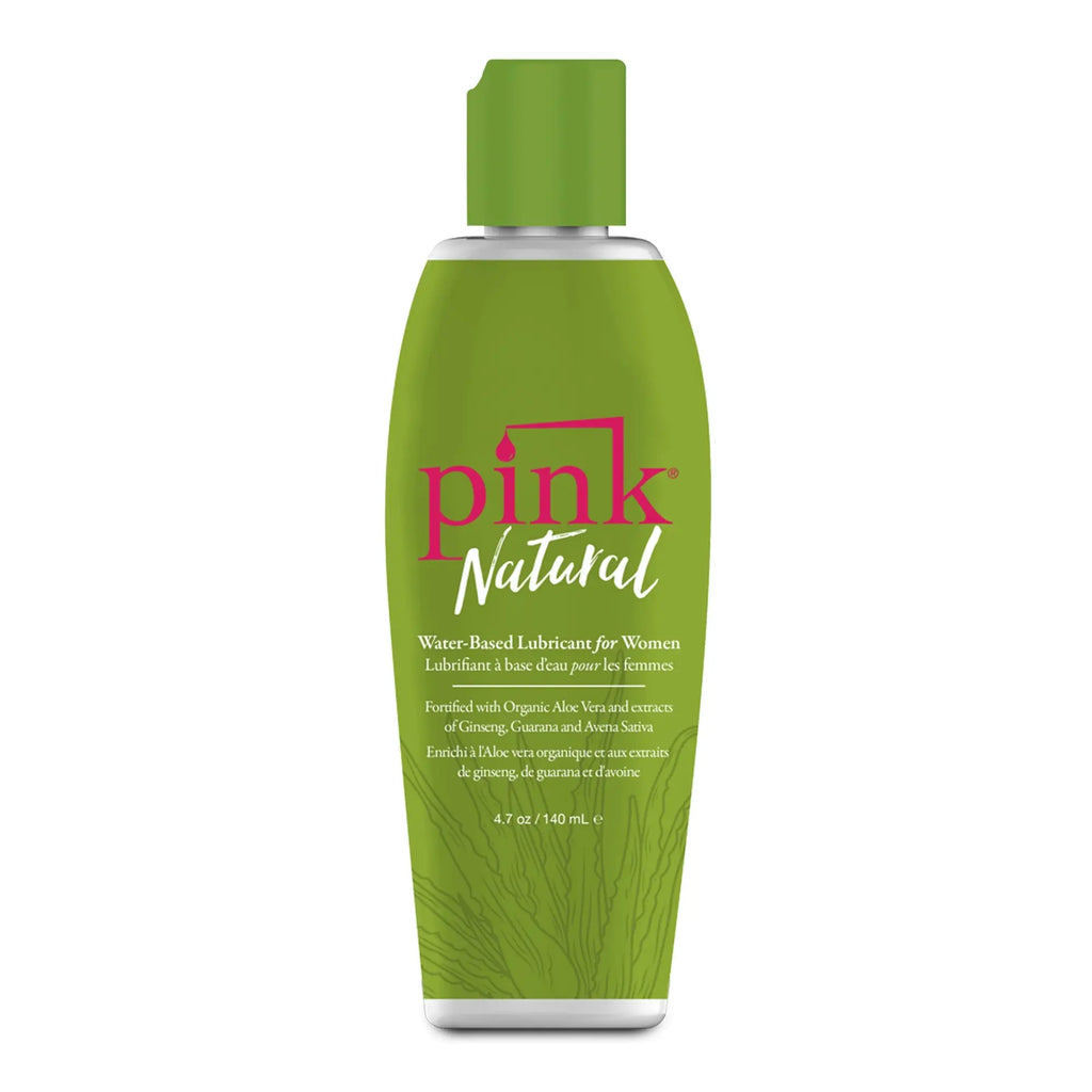 Pink Lubricants® Natural Water-Based Lubricant - Organic Aloe & Botanical Blend - 4.7 fl. oz.