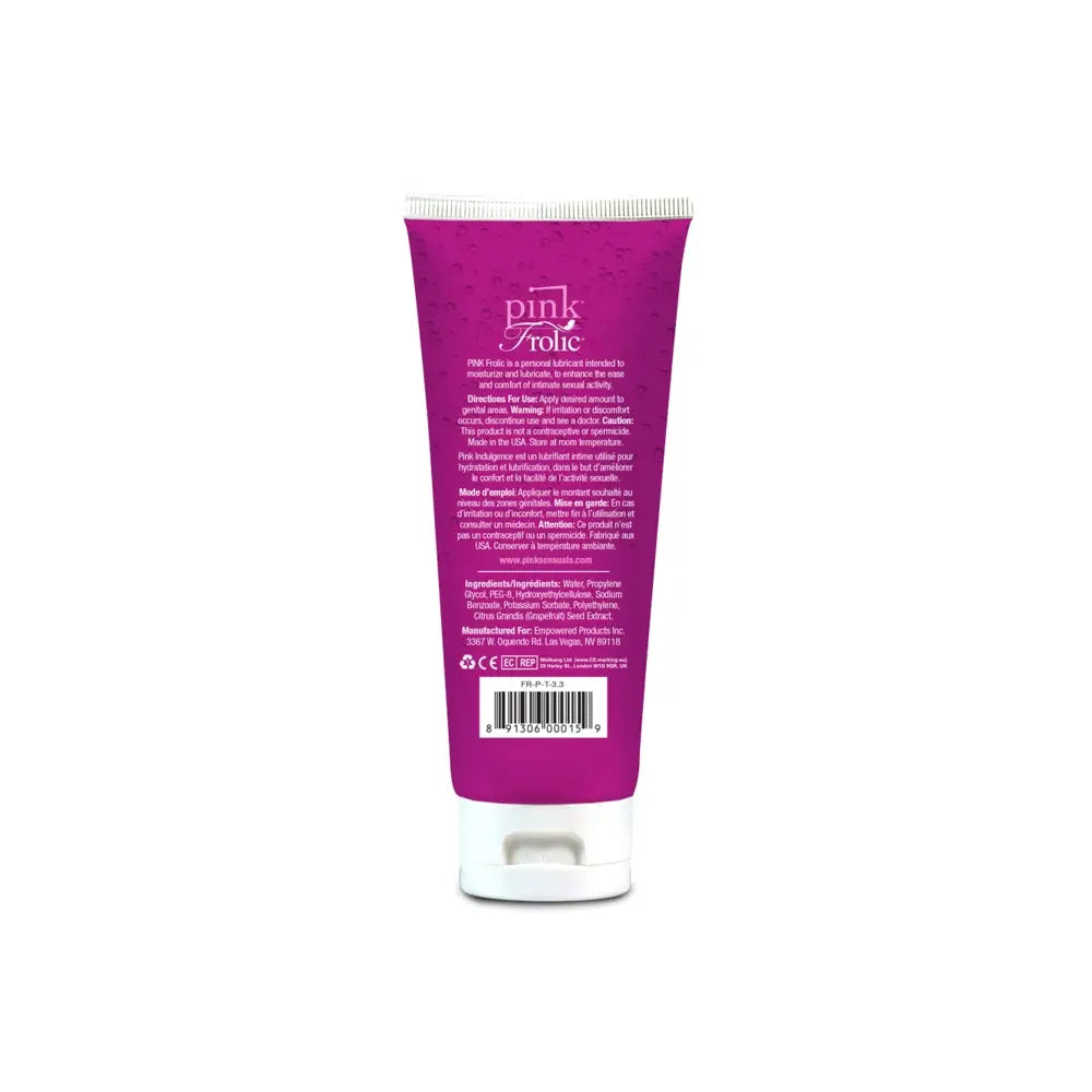 Pink® Frolic Water - Based Gel Lubricant - 3.3 fl. oz.