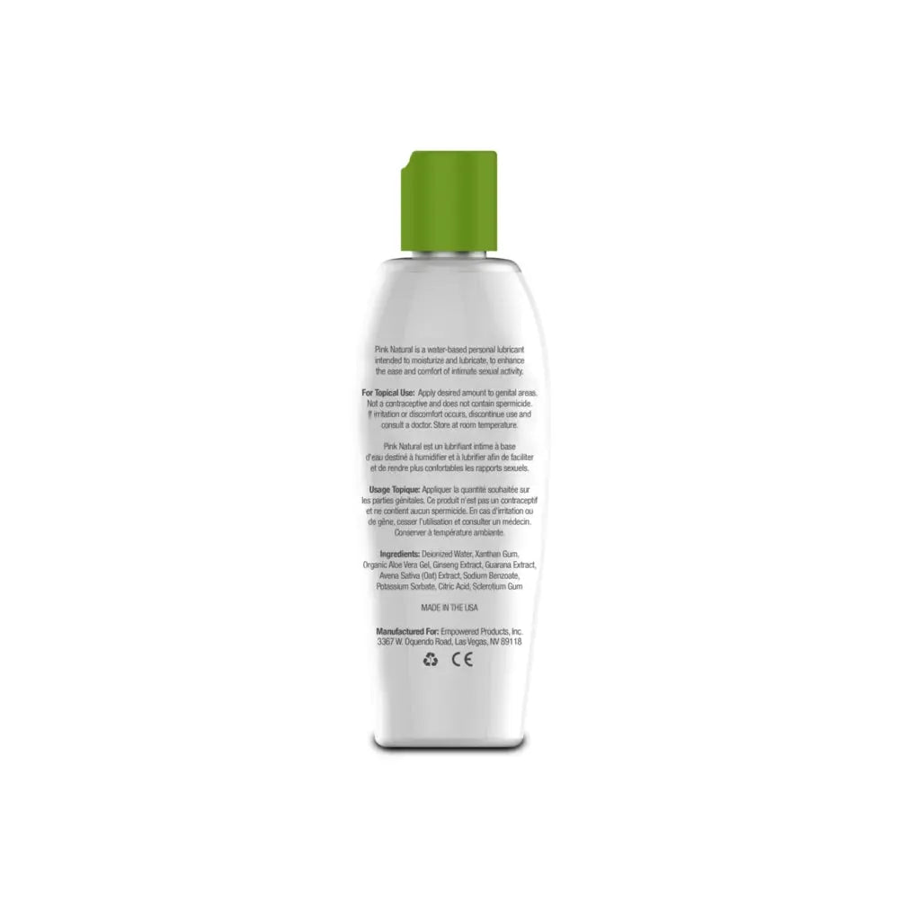 Pink® Natural Water - Based Lubricant - 4.7 fl. oz.
