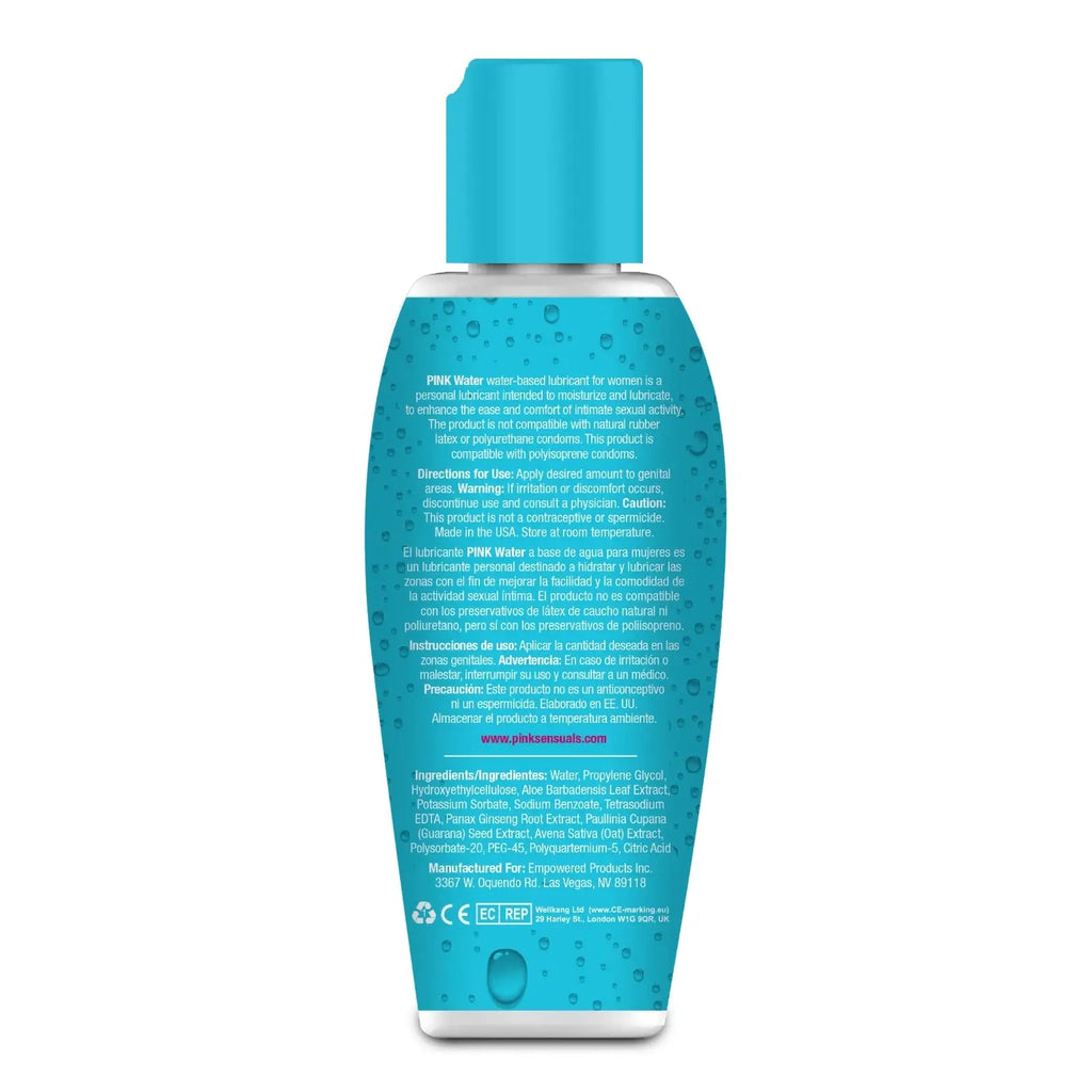 Pink Lubricants® Water-Based Lubricant with Aloe & Ginseng