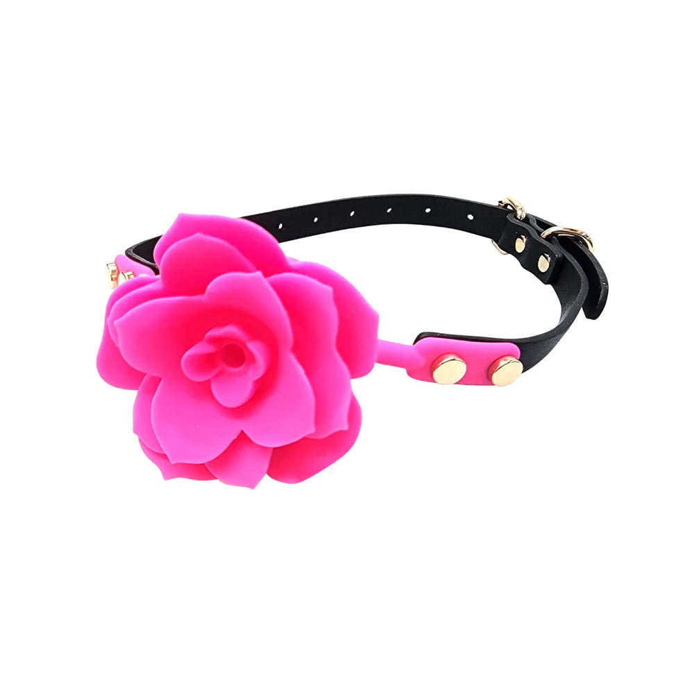 Pink Silicone Breathable Flower Ball Gag - Rolik®