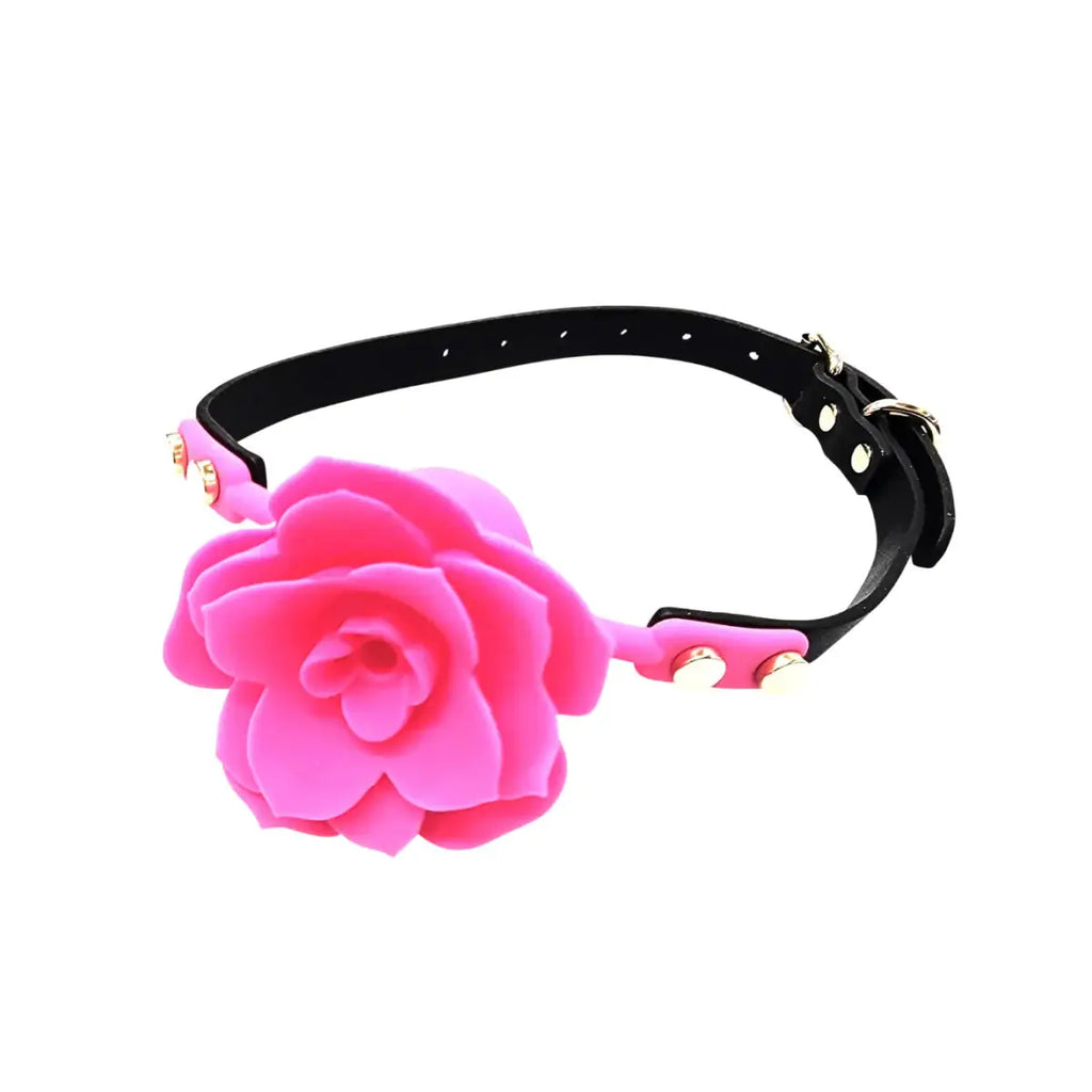 Pink Silicone Breathable Flower Ball Gag - Rolik®
