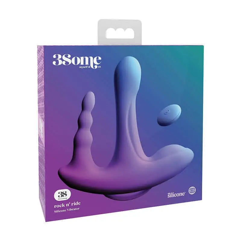 Pipedream® 3Some Rock N' Ride Vibrator - Rolik®