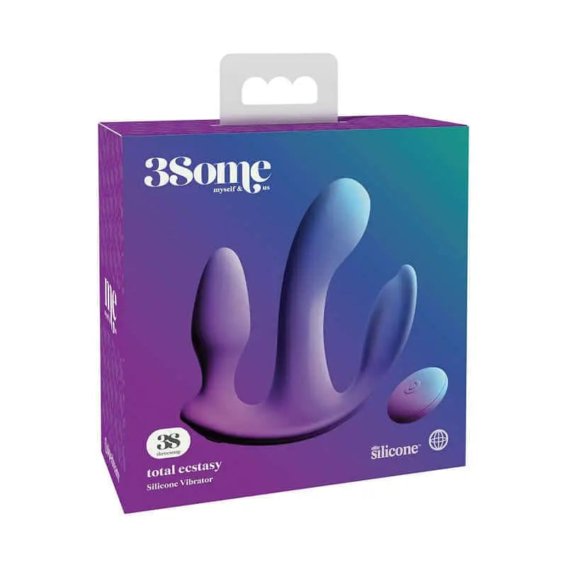 Pipedream® 3Some Total Ecstasy Vibrator - Rolik®