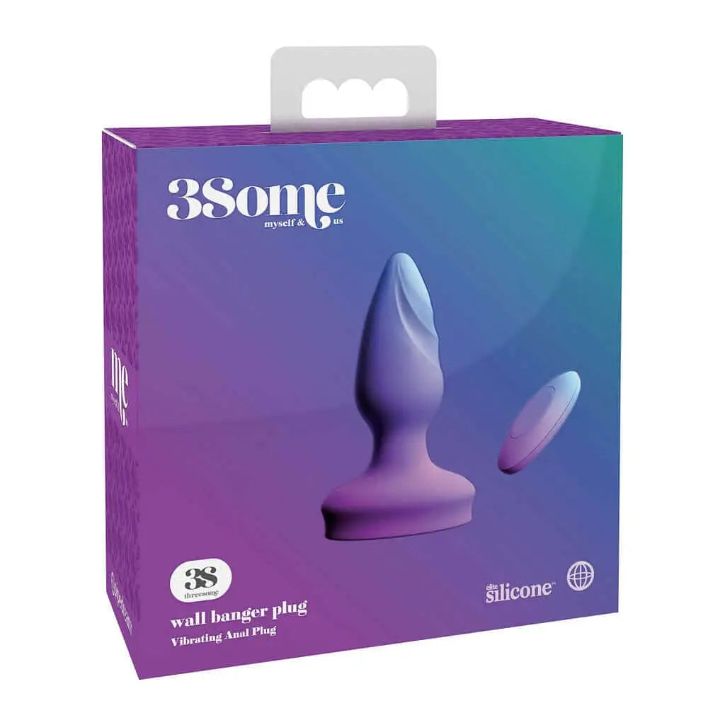 Pipedream® 3Some Wall Banger Rechargeable Butt Plug - Rolik®