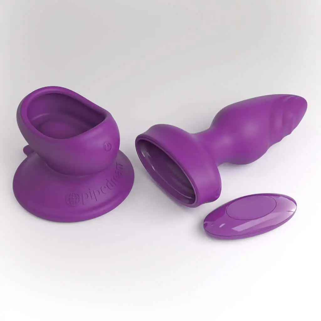 Pipedream® 3Some Wall Banger Rechargeable Butt Plug - Rolik®