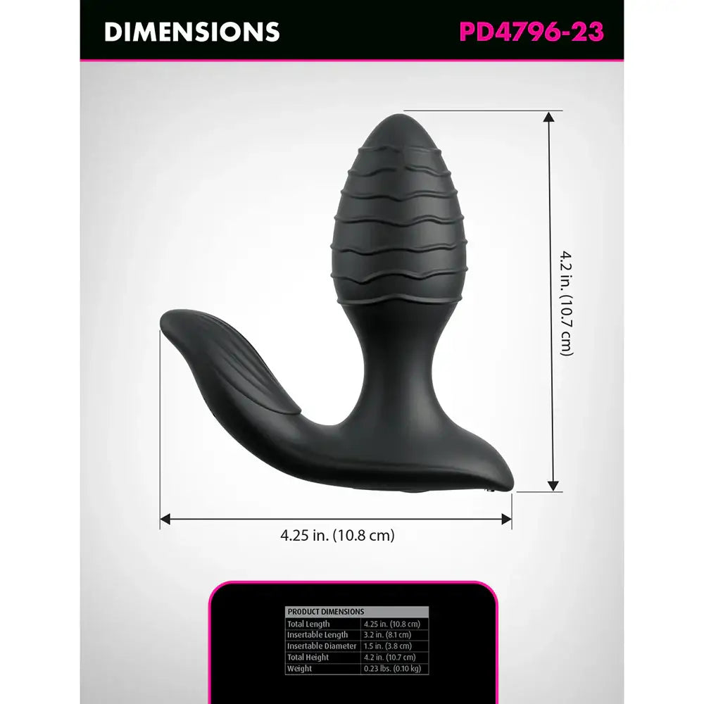 Pipedream® Anal Fantasy Elite Gyro-Milk Pro Black