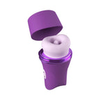 Pipedream® Fantasy for Her Lush Kiss Plush – Licking & Suction Clitoral Vibrator Purple