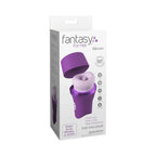 Pipedream® Fantasy for Her Lush Kiss Plush – Licking & Suction Clitoral Vibrator Purple
