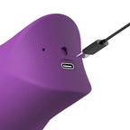 Pipedream® Fantasy for Her Lush Kiss Plush – Licking & Suction Clitoral Vibrator Purple