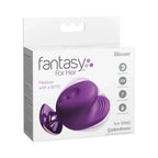 Pipedream® Fantasy For Her Luv Bites Vibrating Nipple Clamp Purple