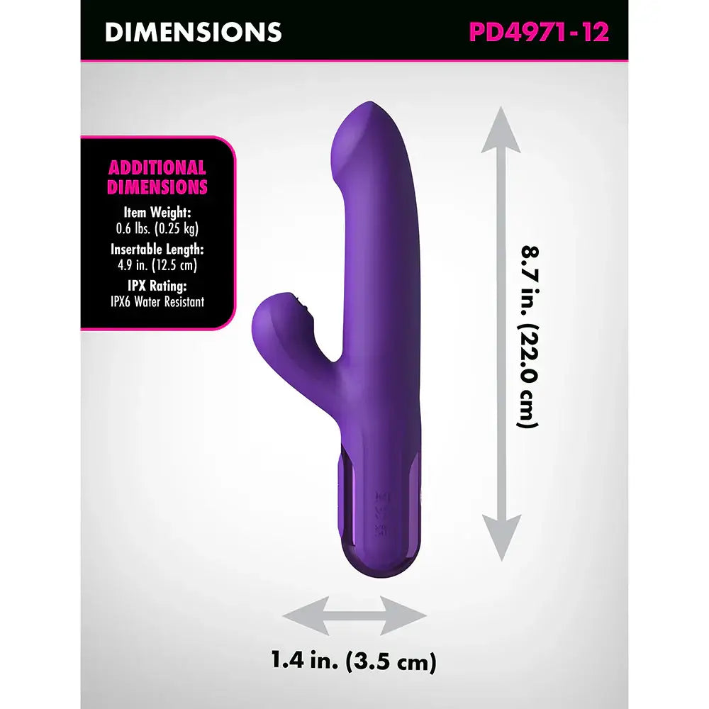 Pipedream® Fantasy For Her™ Super SoniX™ Thruster - Rolik®