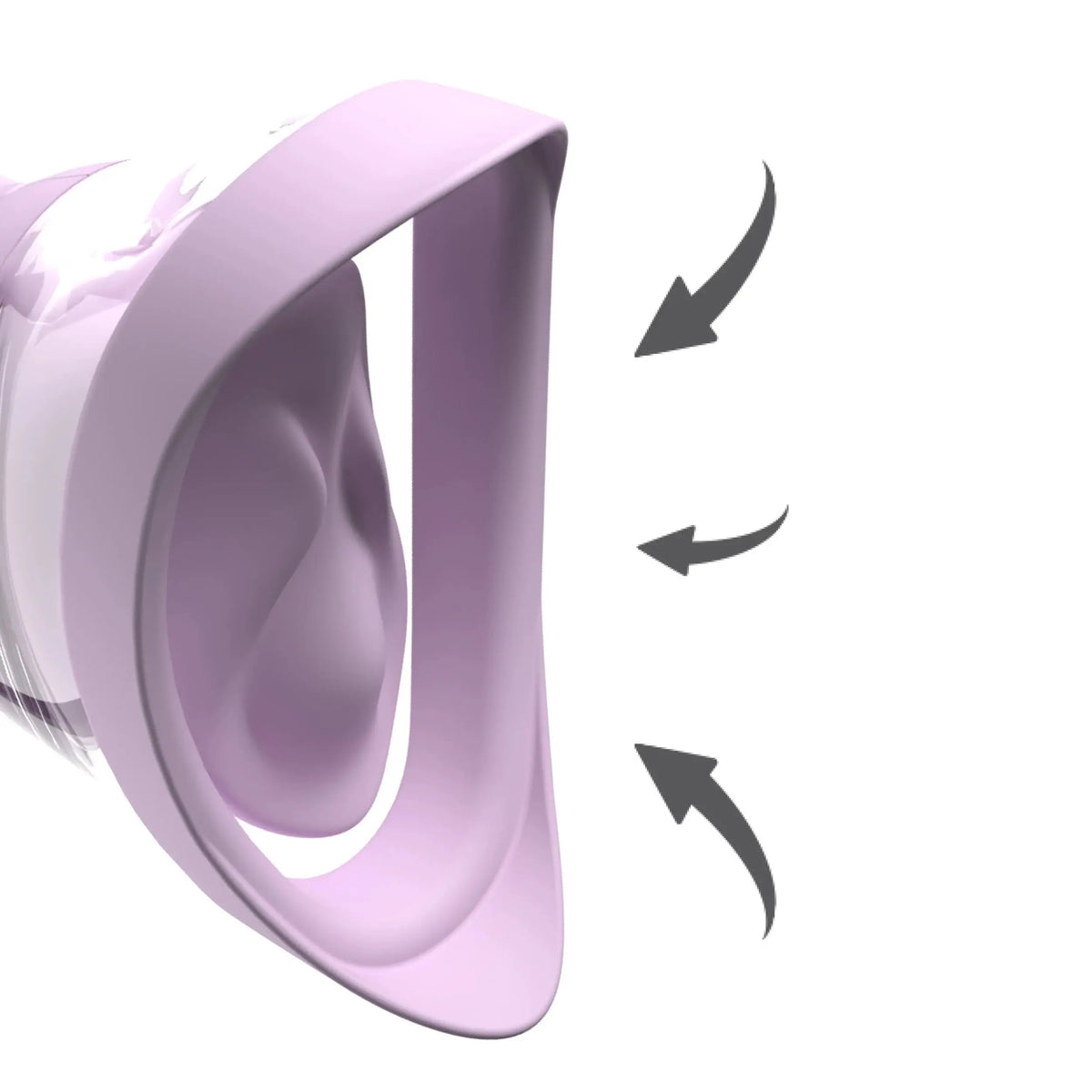 Pipedream® Fantasy For Her Veloura Touch Vibrating Pleasure Pump Lavender