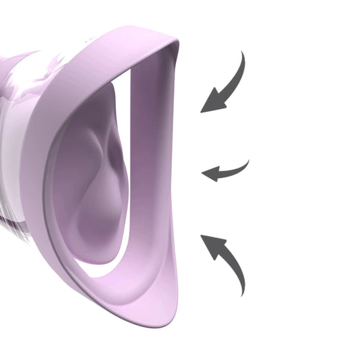 Pipedream® Fantasy For Her Veloura Touch Vibrating Pleasure Pump Lavender