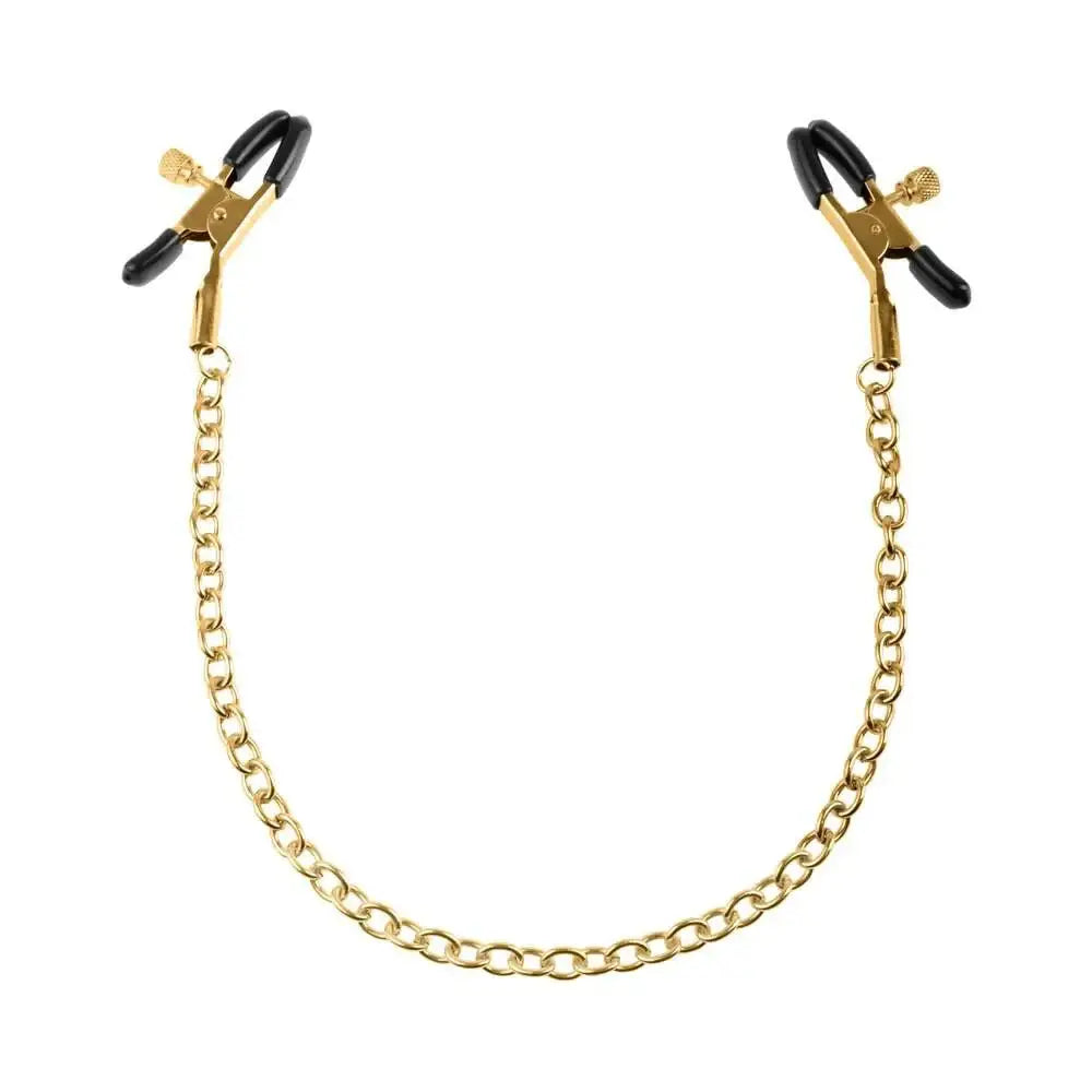 Pipedream® Fetish Fantasy Gold Chain Nipple Clamps - Rolik®