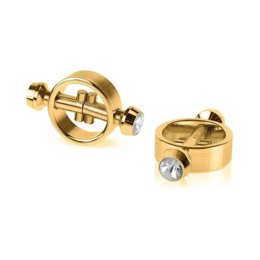 Pipedream® Fetish Fantasy Gold Magnetic Clamps™ - Rolik®