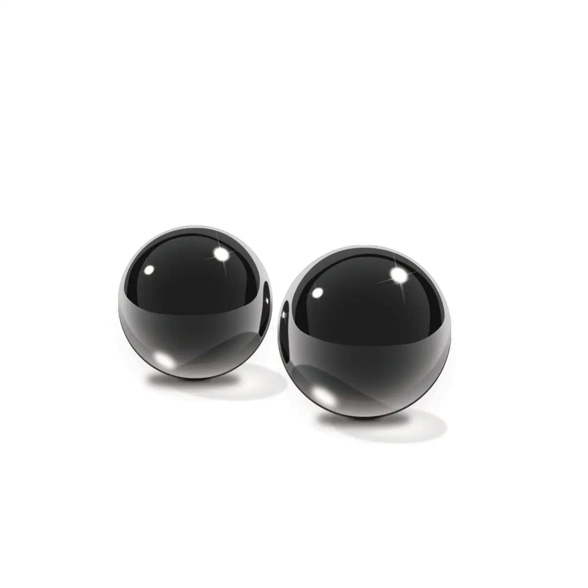 Pipedream® Fetish Fantasy Series® Black Glass Ben Wa Balls - Rolik®