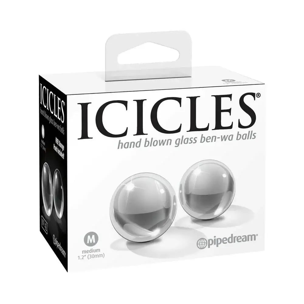Pipedream® Icicles® No 42 Glass Ben - Wa Balls - Rolik®