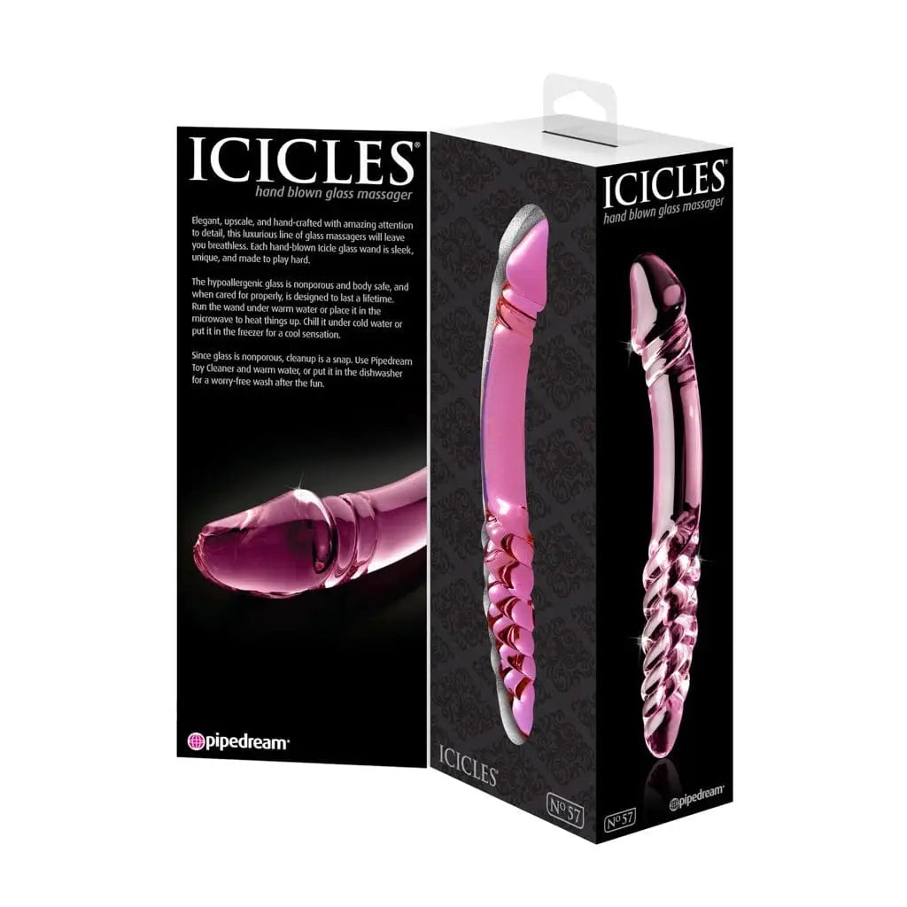 Pipedream® Icicles® No 57 Glass Dildo - Rolik®