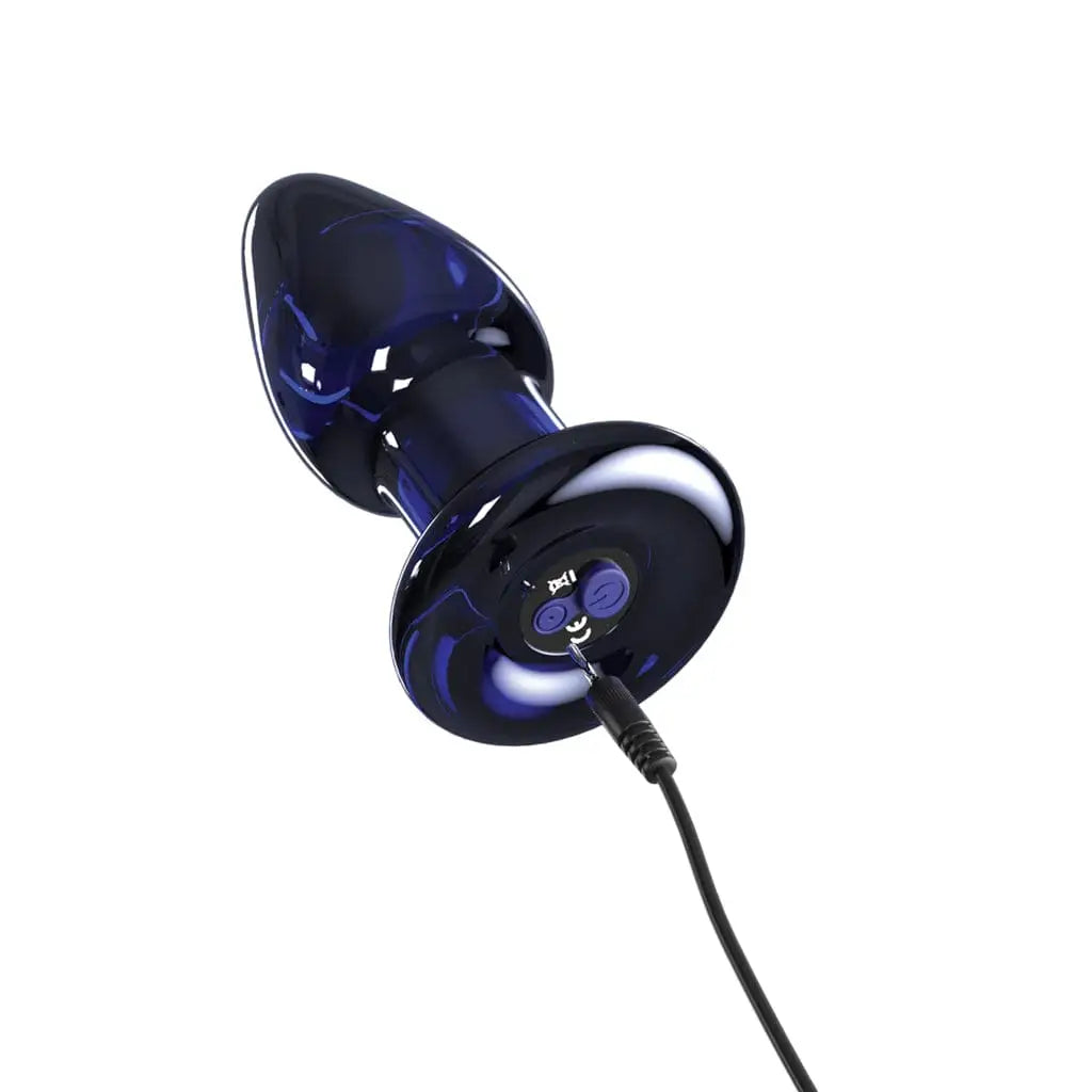 Pipedream® Icicles® No. 85 Vibrating Glass Plug with Remote - Rolik®