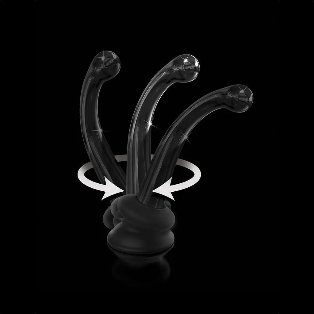 Pipedream® Icicles® No. 87 Glass Suction Cup G - Spot Wand - Rolik®