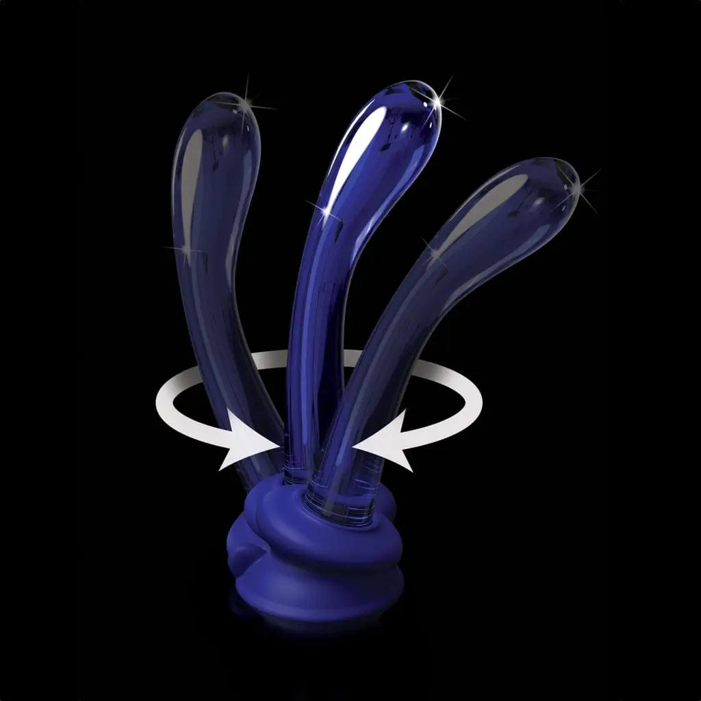 Pipedream® Icicles® No. 89 Glass Suction Cup G - Spot Wand - Rolik®