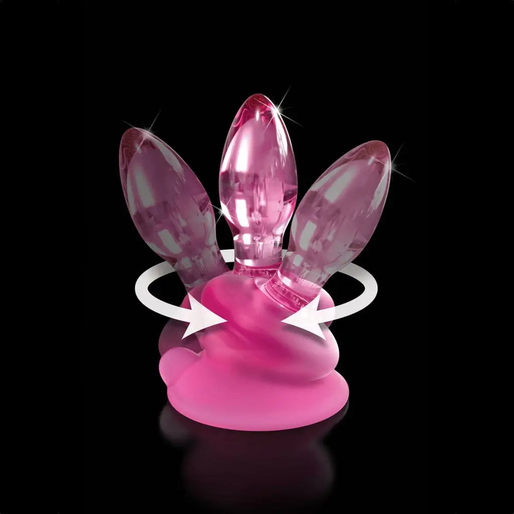 Pipedream® Icicles® No. 90 Glass Suction Cup Anal Plug - Rolik®
