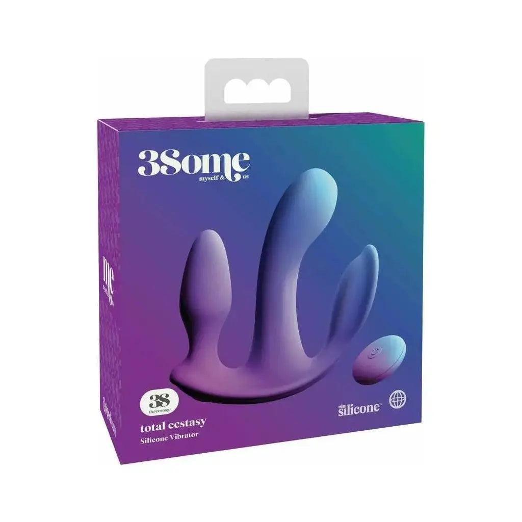 Pipedream® Pipedream 3Some Total Ecstasy Triple Stimulation Vibrator Purple